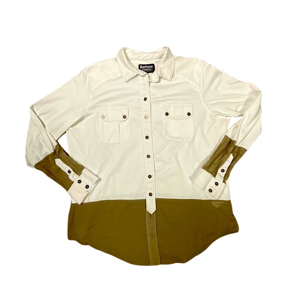 Barbour Tops - Barbour International Women’s Color Block Sheer Blouse